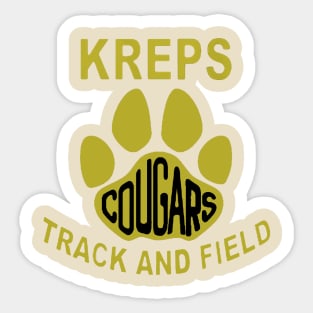 Kreps Track and Field Sticker